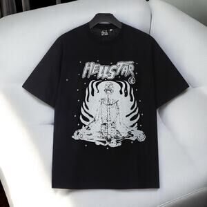 hellstar round neck short sleeve t-shirt